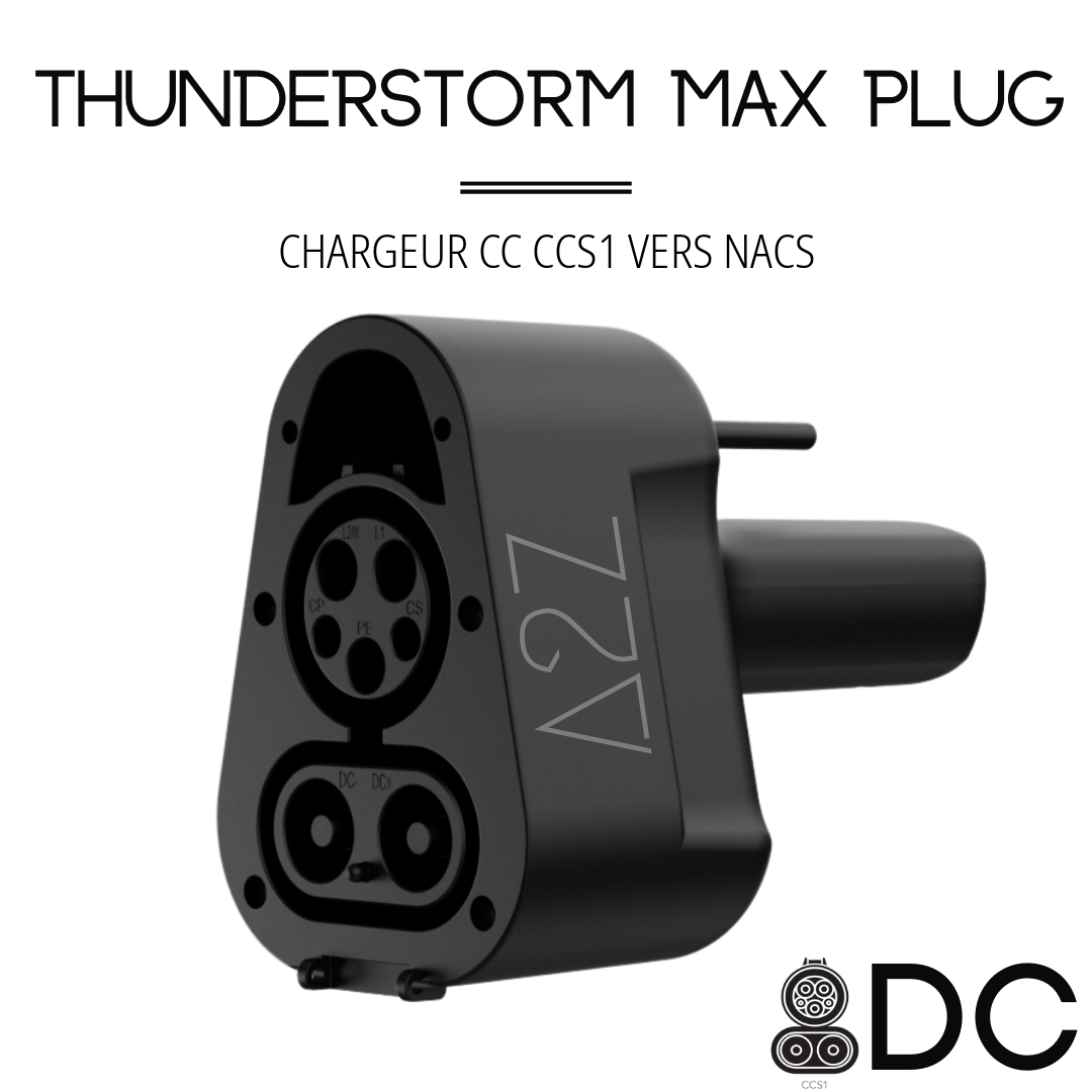 Adaptateur A2Z Thunderstorm Max — CCS1 vers Cybertruck (DC) – Image 2