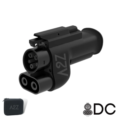 Chargeur A2Z EV NACS vers véhicule CCS1 | DC | Compatible avec les Superchargeurs | Le Typhoon Pro