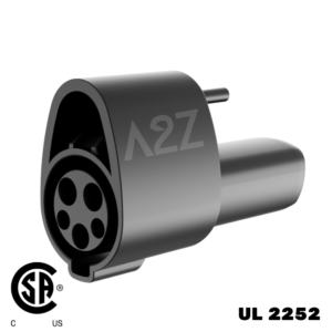 Adaptateur A2Z Atom — J1772 vers NACS (AC)
