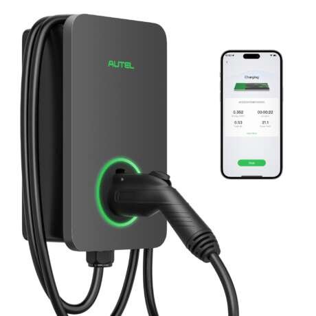 Borne Autel MaxiCharger AC Lite 40A NEMA 14-50 pilotée par application mobile