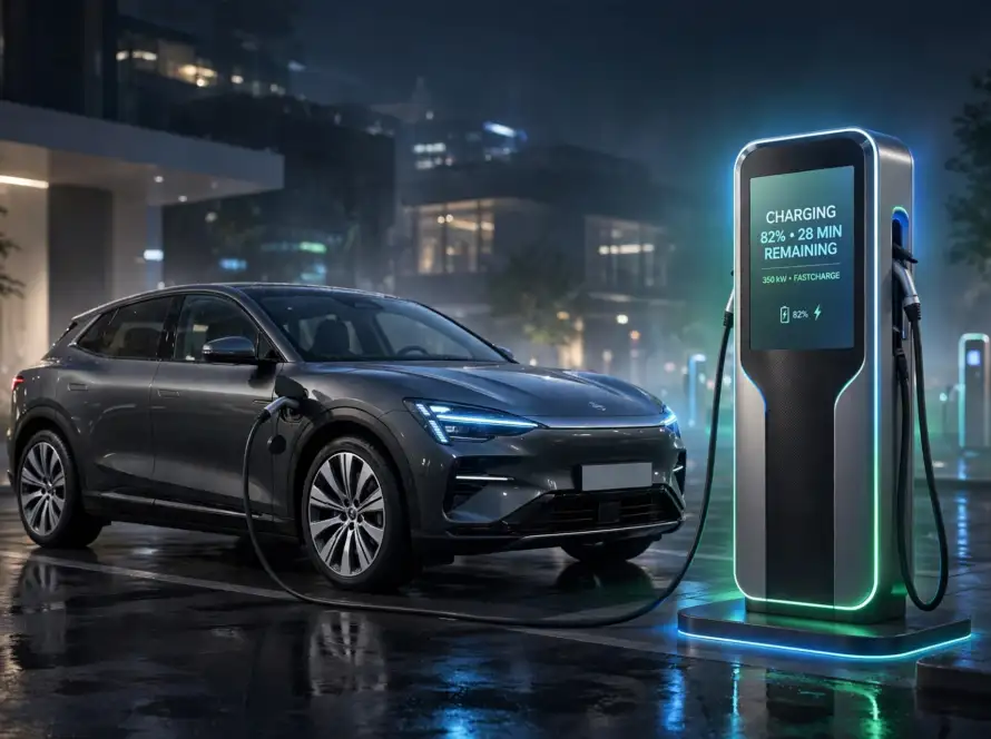 Borne de recharge pour véhicule électrique, recharge premium