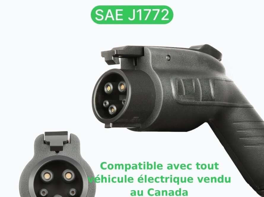 Câble de remplacement J1772 Autel 25 pi – connecteur J1772