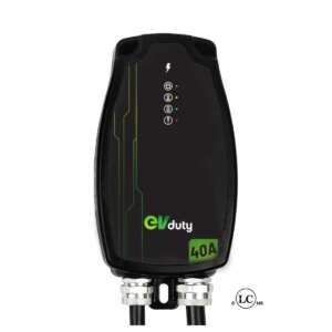 Borne EVduty-50 portable — 40 A — fiche NEMA 14-50P